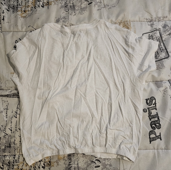 True Religion White T-Shirt with Pink Logo - Picture 3 of 3